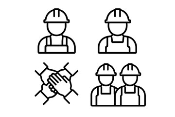 Construction teamwork with workers collaborating in safety gear during daytime