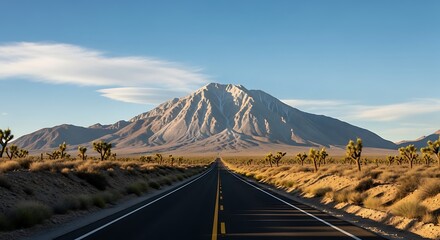 Desert Highway to Mountain Peak.