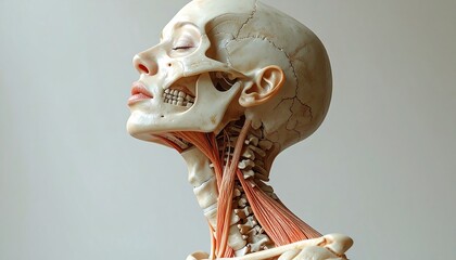 Anatomical model of head and neck