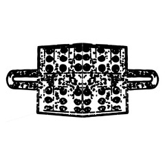 Vector illustration design of a hand holding a world symbol icon