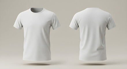 white t shirt template