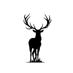 deer silhouette vector