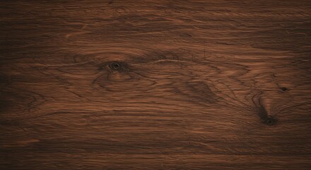 Close up of dark wood texture with natural grain patterns for background