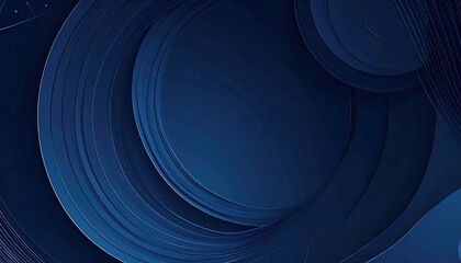 Abstract dark blue concentric circles layered with varying shades and depths, creating a sense of depth and dimension