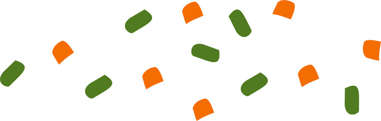 carrot slice, fresh spring onion