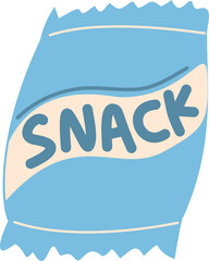 Wrapped snacks bag package