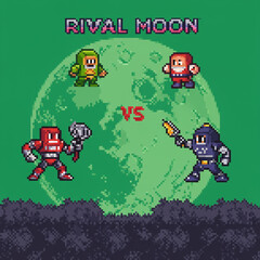 Pixel Art Text Effects Bundle - 200+ Green Screen Typography Assets for Video Editing