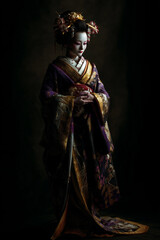 Silent Elegance: Traditional Japanese Portrait Collection