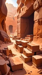 Ancient desert passageway