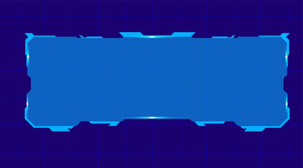 Futuristic City HUD Menu Interface Design