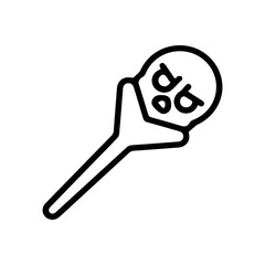 Angry Skull Staff Icon