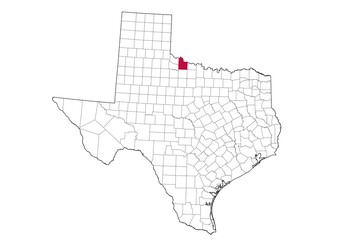  Location Of Wilbarger County in Texas Map, USA
