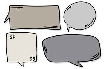 Speech bubble chat massage se