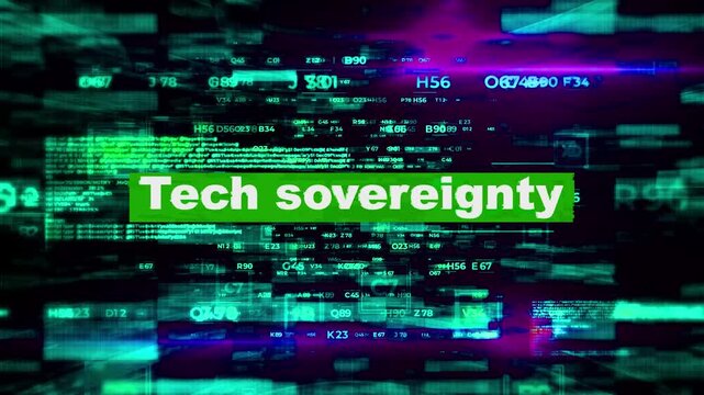 Tech sovereignty tech words HiTech Backgrounds 05