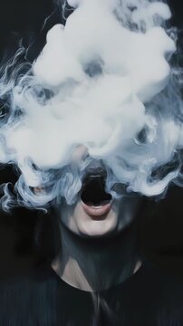 Woman with a Cloud Over Her Head - Cinematic Video Clip