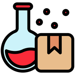 Product Test Icon, Mini Illustration Relate To Capital Market, Market Research. Use For Modern Concept, Ui, Ux Web And App Development.