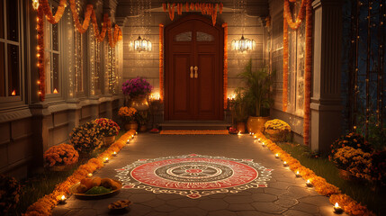 Diwali home decoration ideas for festive season indian festival lights and rangoli design