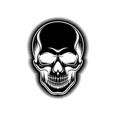 Obraz premium Skull and Vintage Tattoo T-shirt Vector Designs and Edgy, Punk-Inspired Graphics & Retro Tattoo Illustrations for Custom Graphic Tees-01