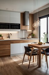 Fototapeta premium modern kitchen interior