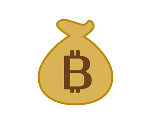 ビットコインのアイコン　仮想通貨