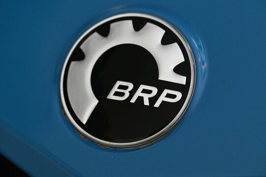 BRP, Bombardier Recreational Products raised logo branding