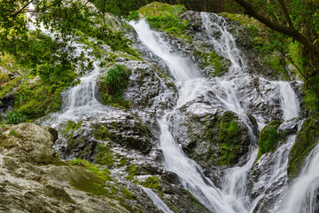 百間滝の上部（愛知県新城市）