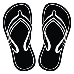 cute flip flops pair vector clipart on white backg (1).eps