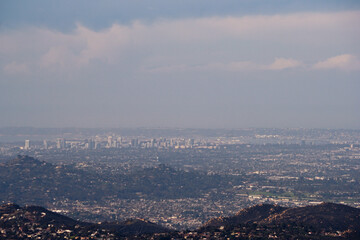 Obraz premium aerial view of the city