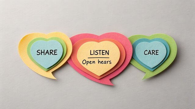 Heartfelt Communication: Share, Listen, Care - Concepts for Connection