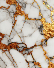 Luxury Marble Texture with Golden Veins Elegant Festive Design on Transparent Background