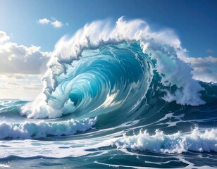 Stunning ocean wave
