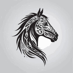 horse head silhouette