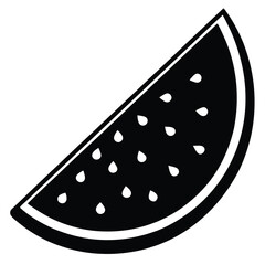 watermelon slice vector illustration on white back (1).eps