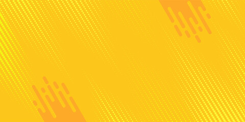 Dots halftone yellow orange color pattern gradient texture with technology digital background. background. smooth