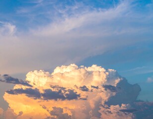 Stunning sunset cloudscape
