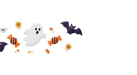 Seasonal Engagement: Playful Halloween Vector Art for Modern Marketing & Corporate Events