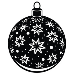 christmas ornament ball decorated cartoon clipart  (1).eps