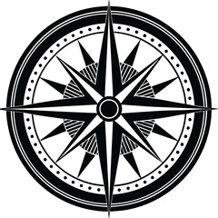 compass navigation vector illustration on white ba (1).eps