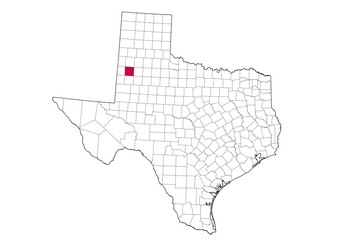 Location Of Hockley County in Texas Map, USA