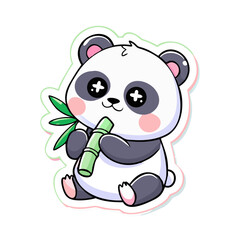 Naklejka premium panda