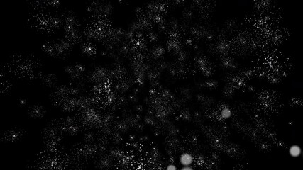 White space wrap burst particle, Zoom in dynamic animation - Powered by Adobe