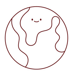 Flat GPS Earth Travel Vector
