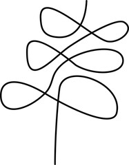 Christmas Tree Line Art