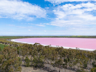 Pink Lake Dimboola in Australia