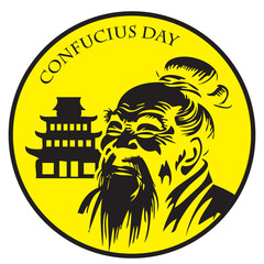 Confucius Day sticker