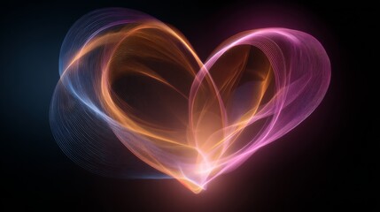 abstract heart symbol 