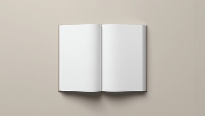 Mock-up magazine or catalog. Blank page