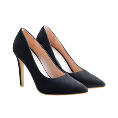 Elegant Black High Heel Shoes with Pointed Toe and Stylish Design for Formal Occasions and Fashion Events