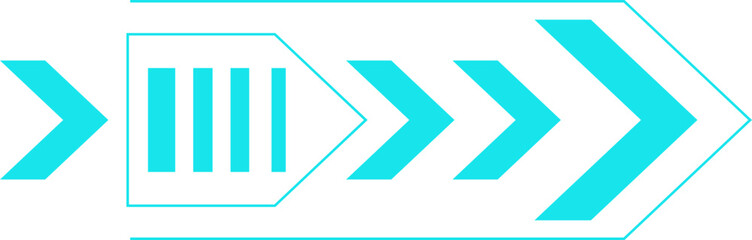 Futuristic Arrow Icon