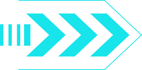 Futuristic Arrow Icon